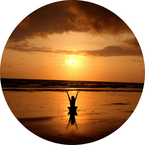 zenitude au coucher du soleil